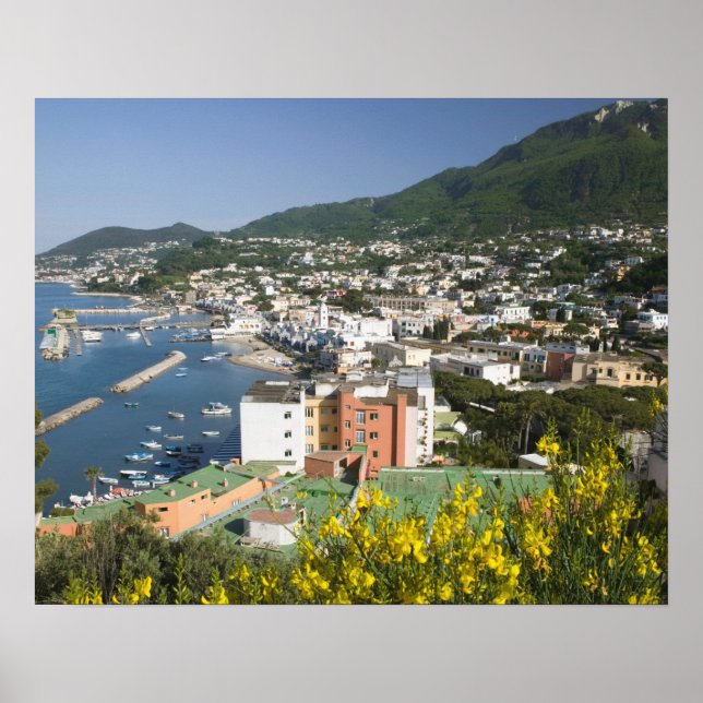 Poster ITALIE, Campanie, (Baie de Naples), ISCHIE, LACCO (Devant)