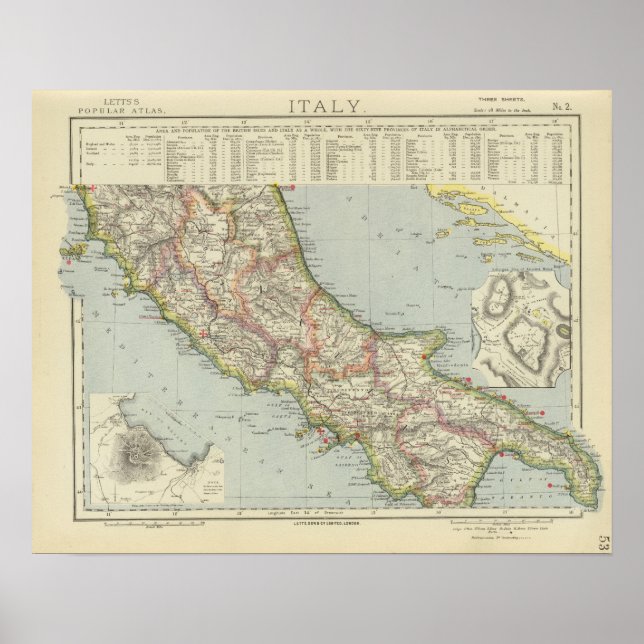 Poster Italie centrale (Devant)