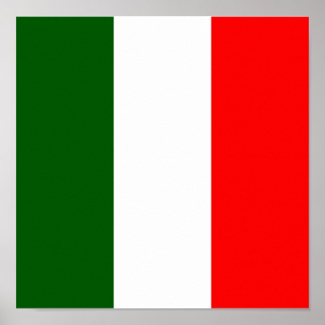 Poster Italie Drapeau Italie Pays Accueil Ethnicité Pays (Devant)