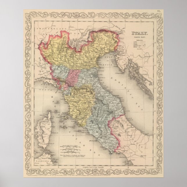 Poster Italie du Nord (Devant)