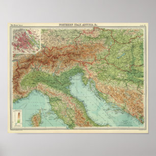 Poster Italie du Nord, Autriche, &c