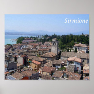 Poster Italie - Lac de Garde - Sirmione -