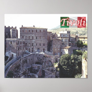 Poster Italie - Latium - Tivoli - Vieille Ville -