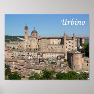 Poster Italie - Les Marches - Urbino -