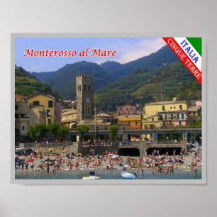 Poster Italie - Ligurie - Cinque Terre - Monterosso -