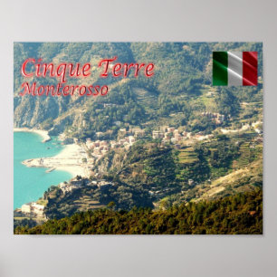 Poster Italie - Ligurie - Cinque Terre - Monterosso -