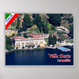 Poster Italie - Lombardie - Lac de Côme - Cernobbio -