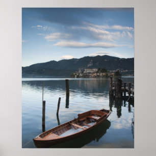 Poster Italie, province de Novare, Orta San Giulio. Île