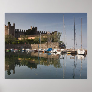 Poster Italie, province de Vérone, Torri del Benaco. Il