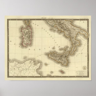 Poster Italie, Suisse, Illyria Nord