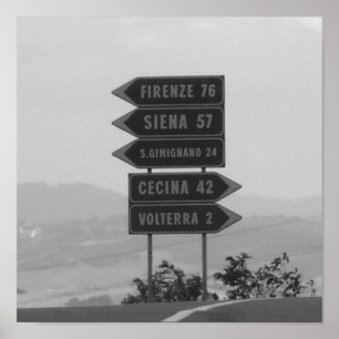 Poster Italie - Toscane