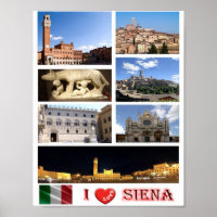 Italie - Toscane - Sienne - I Love -