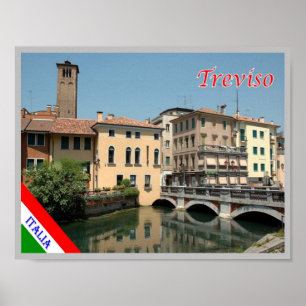 Poster Italie - Vénétie - Trévise -