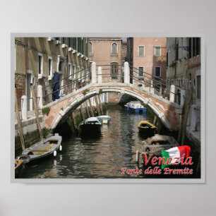 Poster Italie - Venise - Pont des Hermites -