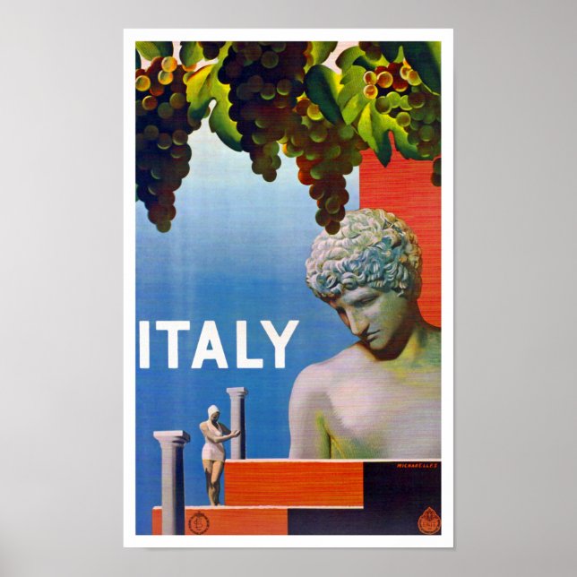 Poster Italie vintage (Devant)