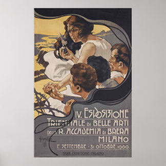 Poster Italien vintage