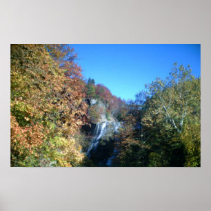 poster ITHACA NEW YORK WATERFALL
