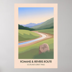 Poster Itinéraire Romains et Reivers parmi les Grandes Tr