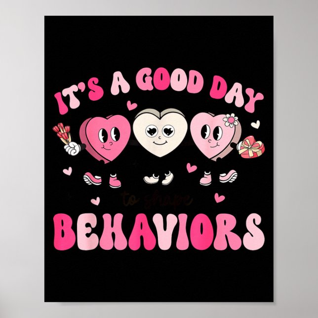 Poster It's A Beautiful Day To Shape Behaviors Yst Valent (Devant)