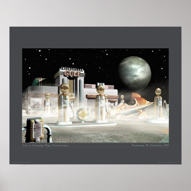 Poster "It's a Lovely Day Tomorrow" (20x16") (Vorne)