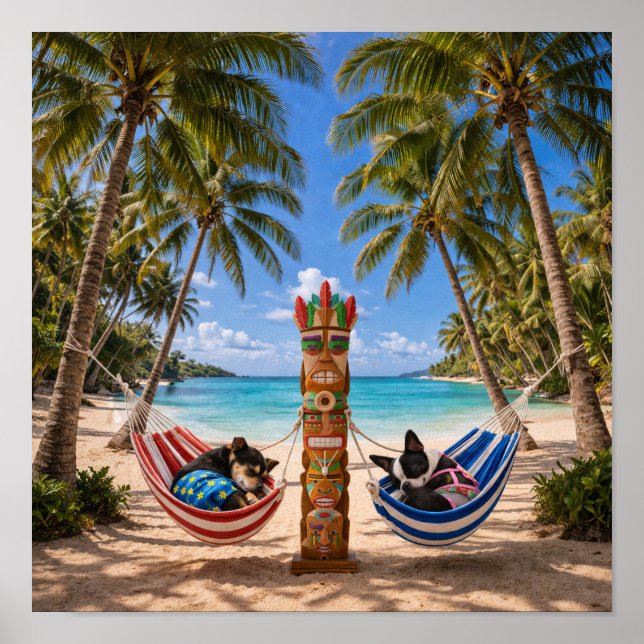 Poster "It's Hammock Time!" (Devant)