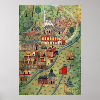 Poster IUK T.5964 Vue d'Eskisehir