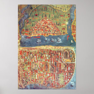 Poster IUK T.5964 Vue d'Istanbul