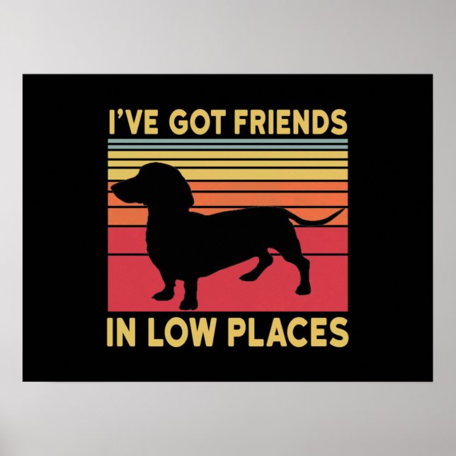 Poster Ive got friends in low places (Devant)