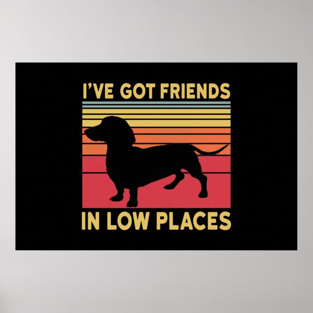Poster Ive got friends in low places (Devant)
