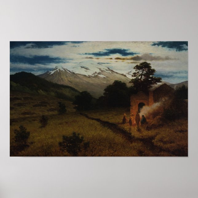 Poster Iztaccíhuatl (Devant)