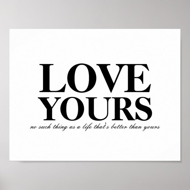 Poster J Cole Love Yours Lyric (Devant)