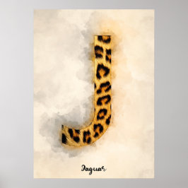 Poster J est pour Jaguar