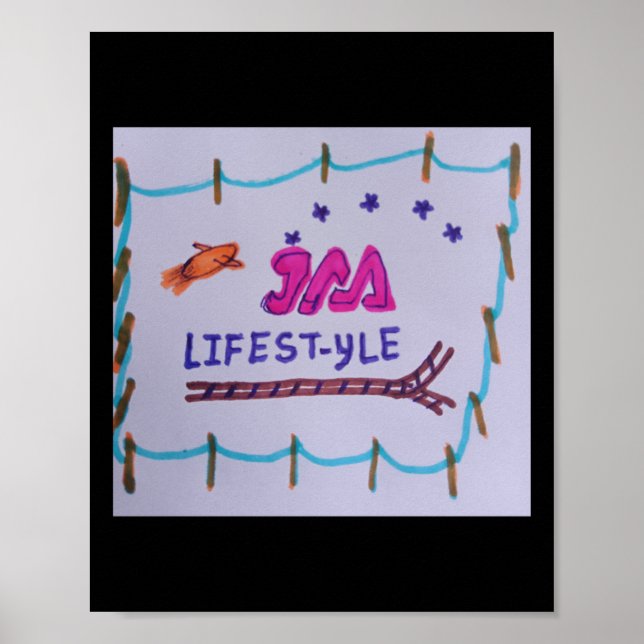 Poster Jaa Lifestyle Company Logo Panting (Devant)
