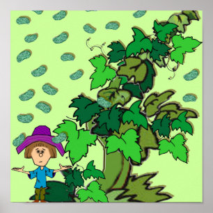Poster Jack & Beanstalk