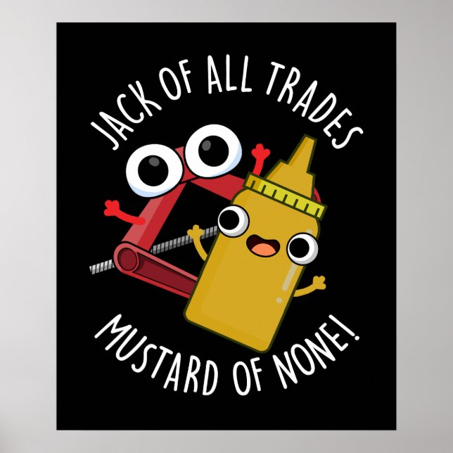 Poster Jack De Tous Les Métiers Mustard De Aucun Dark BG (Devant)