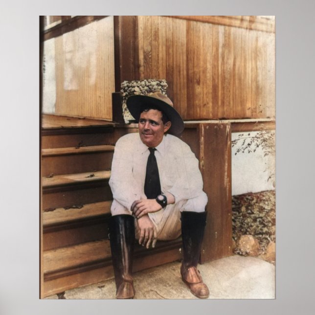 Poster Jack London - Auteur (Devant)