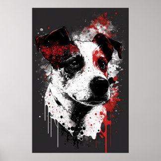 Poster Jack Russell Terrier Portrait