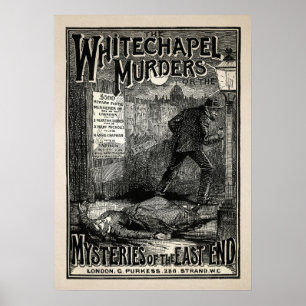Poster Jack Vintage l'art du Ripper
