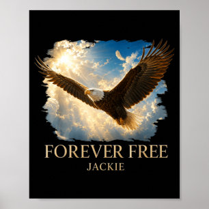 Poster Jackie Forever Big Bear Bald Eagle Hommage