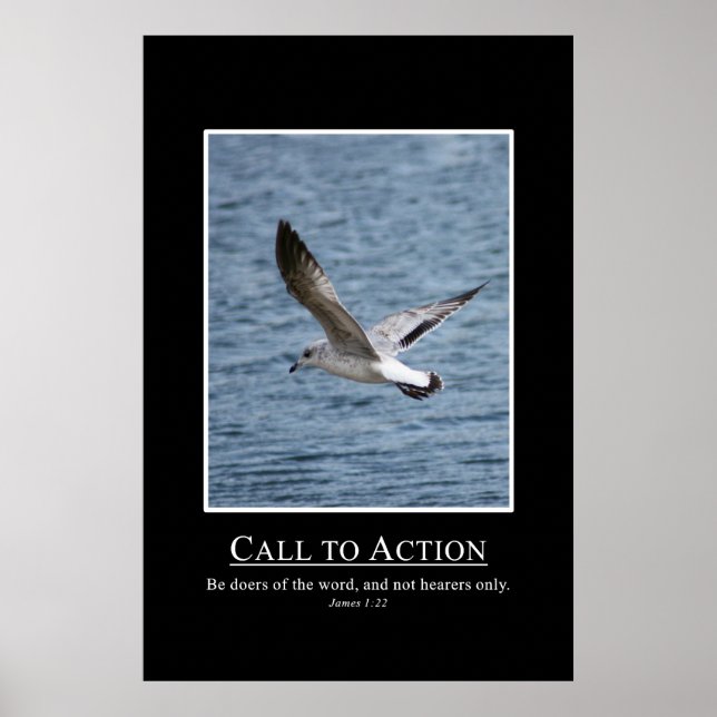 Poster Jacques 1:22 Soyez les acteurs de la Parole (Devant)