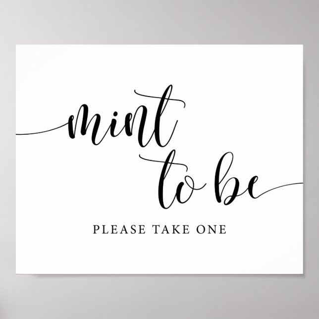 Poster Jadis à être enseigne de faveurs de menthe de mari (Devant)