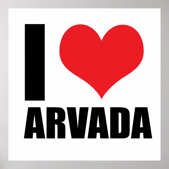 Poster J'adore Arvada (Devant)