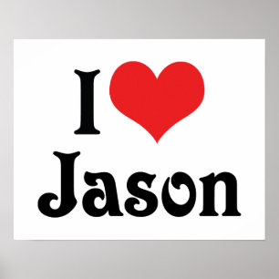 Poster J'adore Jason