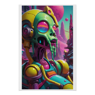 Poster J'adore les bonbons