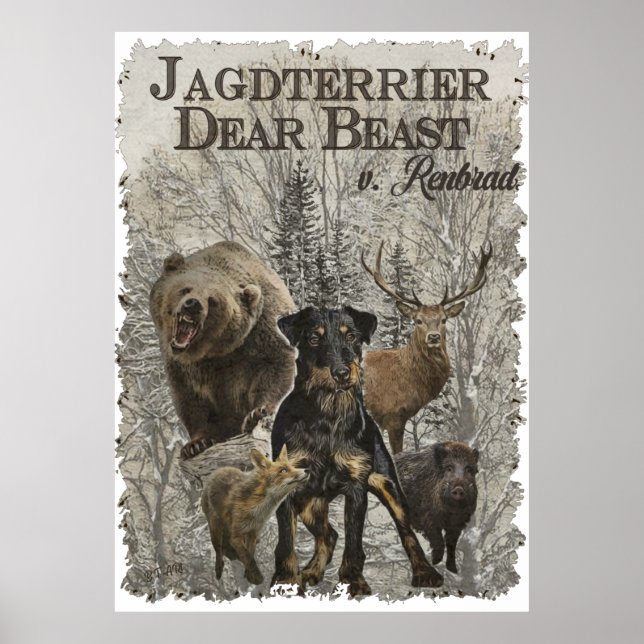 Poster Jagdterrier, Chère Bête c. Renbrad Paperweight Pho (Devant)