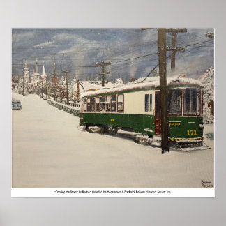 Poster "Jagen des Sturms"