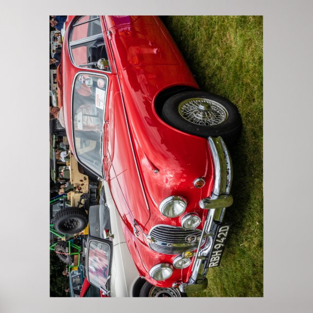 Poster Jaguar Mark 2 - Salon de sport de luxe voiture (Devant)