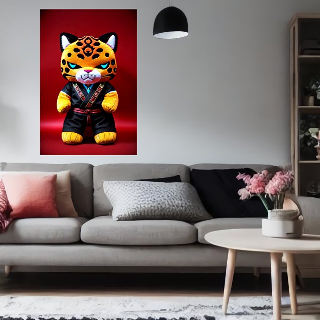 Poster Jaguar peluche | Art AI (Créateur téléchargé)