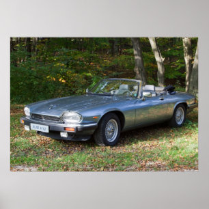 Poster Jaguar XJS V12 Cabriolet