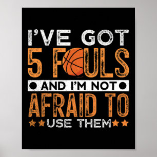Poster J'ai 5 fautes Sketll Fan Sports Hob